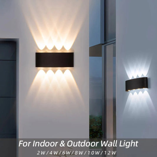 Luminaire Extérieur LED IP65 en alliage d’aluminium, lumière chaude ou blanche, design moderne - Luminous Place