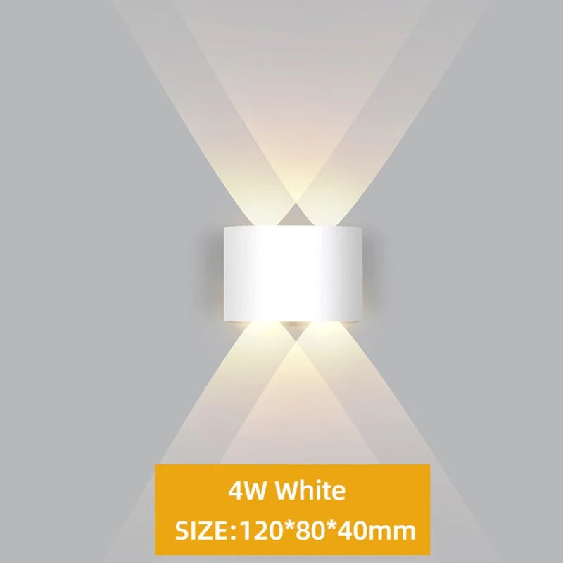 Luminaire Extérieur LED IP65 en alliage d’aluminium, lumière chaude ou blanche, design moderne - Luminous Place