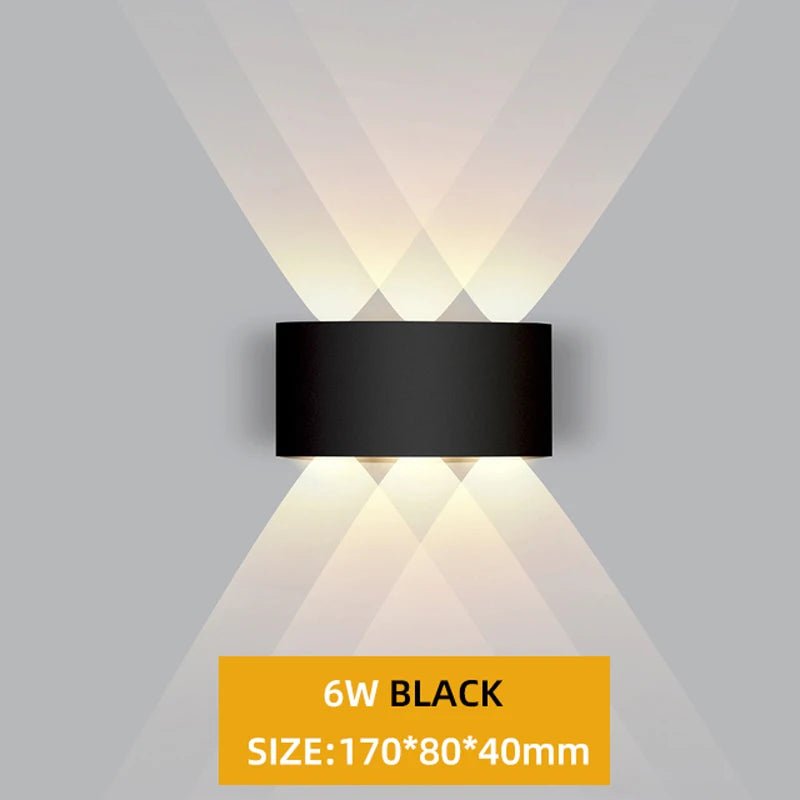 Luminaire Extérieur LED IP65 en alliage d’aluminium, lumière chaude ou blanche, design moderne - Luminous Place