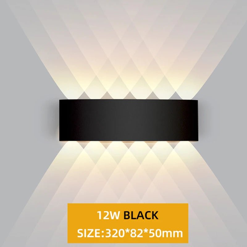 Luminaire Extérieur LED IP65 en alliage d’aluminium, lumière chaude ou blanche, design moderne - Luminous Place