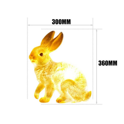 Luminaire Extérieur LED IP65 en Forme de Lapin et Feuille de Marijuana, Éclairage Jardin et Pelouse - Luminous Place