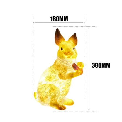 Luminaire Extérieur LED IP65 en Forme de Lapin et Feuille de Marijuana, Éclairage Jardin et Pelouse - Luminous Place