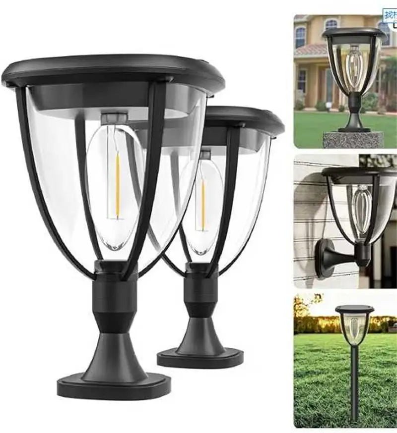 Luminaire Extérieur LED Solaire Étanche 360° pour Jardin et Garage - Luminous Place