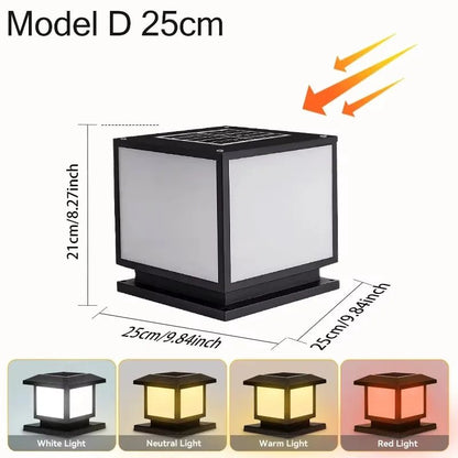 Luminaire Extérieur LED Solaire Étanche avec Télécommande, Ambiance Chaleureuse et Design Moderne - Luminous Place