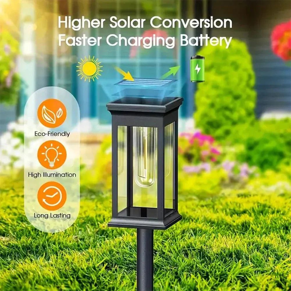 Luminaire Extérieur Solaire IP65 pour Jardin avec Lumière Chaude - Luminous Place