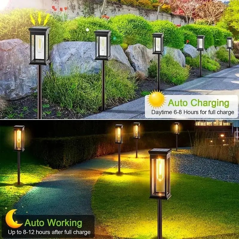 Luminaire Extérieur Solaire IP65 pour Jardin avec Lumière Chaude - Luminous Place