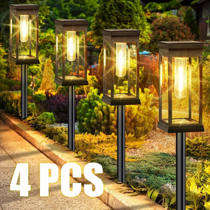 Luminaire Extérieur Solaire IP65 pour Jardin avec Lumière Chaude - Luminous Place