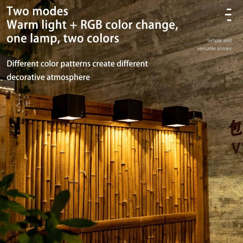 Luminaire Extérieur Solaire LED Carré IP65 pour Jardin et Mur - Luminous Place