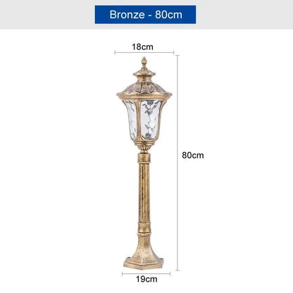 Luminaire Extérieur Style Européen en Aluminium, Lampe de Jardin IP54 Étanche - Luminous Place