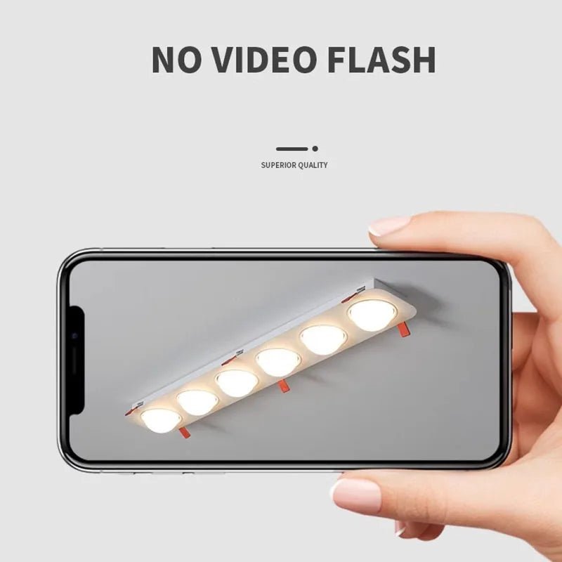 Spot Eclairage Encastrable Aluminium Gx53 pour Plafond, Couloir et Salon - Luminous Place