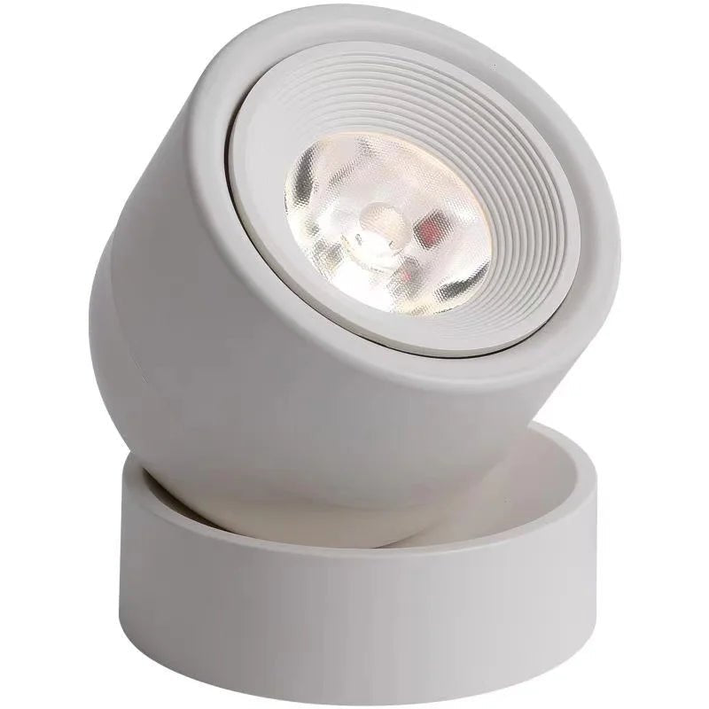 Spot Eclairage LED 7W Lumineux COB, Design Nordique, Rotation 360° - Luminous Place