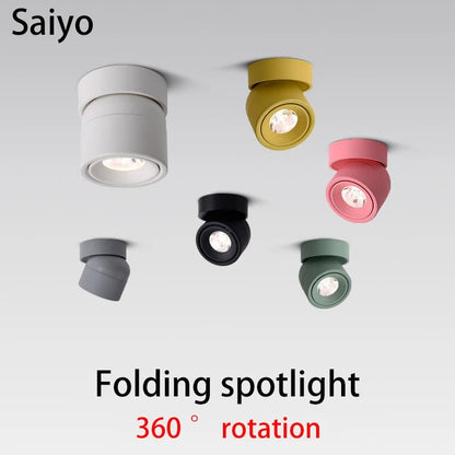 Spot Eclairage LED 7W Lumineux COB, Design Nordique, Rotation 360° - Luminous Place