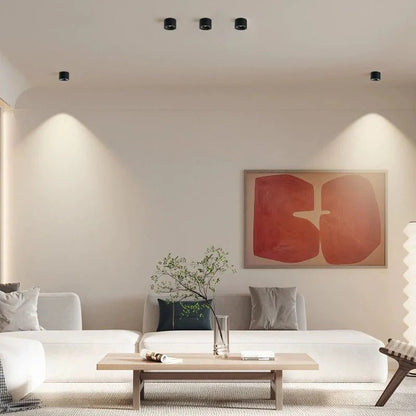 Spot Eclairage LED COB à Angle Réglable, Plafonnier Surface 5W - 15W, Lumière Chaude & Naturelle - Luminous Place