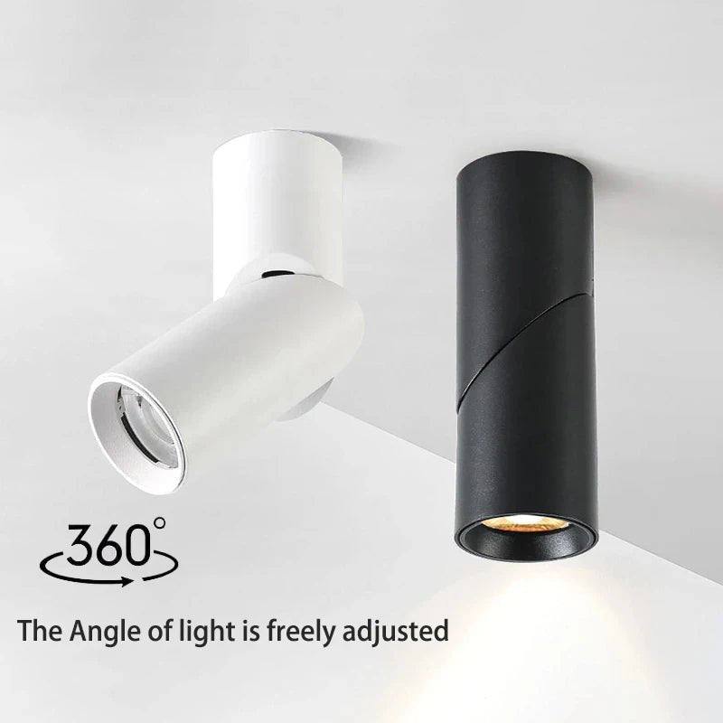 Spot Eclairage LED Dimmable Plafond Aluminium, Lumière Blanche Chaude/Naturelle/Froide, 10 - 18W - Luminous Place