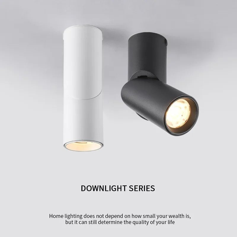 Spot Eclairage LED Dimmable Plafond Aluminium, Lumière Blanche Chaude/Naturelle/Froide, 10 - 18W - Luminous Place