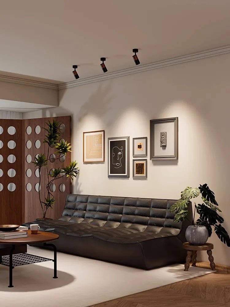 Spot Eclairage LED GU10 COB Bois Noyer Angle Réglable Plafonnier Surface 110 - 220V - Luminous Place