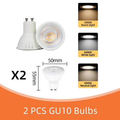 Spot Eclairage LED GU10 rotatif en aluminium pour plafond design moderne - Luminous Place