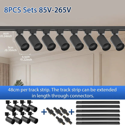 Spot Eclairage LED GU10 sur Rail pour Intérieur, Ambiance Contemporaine - Luminous Place