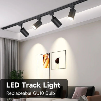 Spot Eclairage LED GU10 sur Rail pour Intérieur, Ambiance Contemporaine - Luminous Place