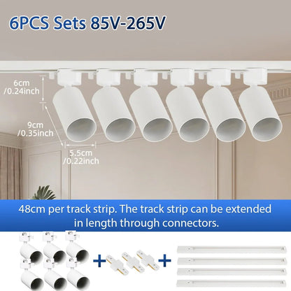 Spot Eclairage LED GU10 sur Rail pour Intérieur, Ambiance Contemporaine - Luminous Place