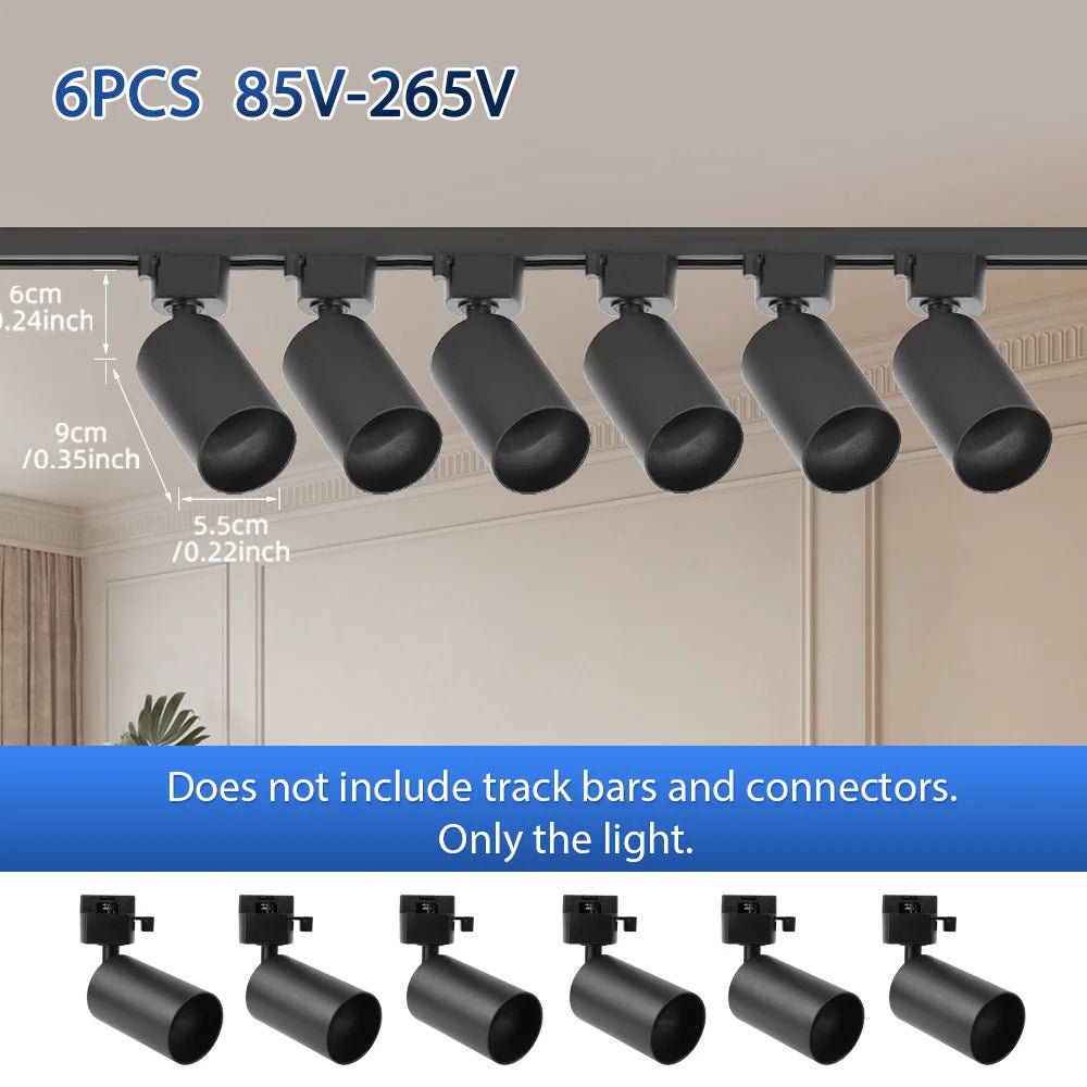 Spot Eclairage LED GU10 sur Rail pour Intérieur, Ambiance Contemporaine - Luminous Place