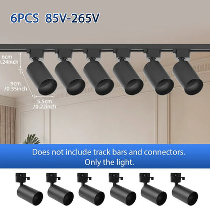 Spot Eclairage LED GU10 sur Rail pour Intérieur, Ambiance Contemporaine - Luminous Place