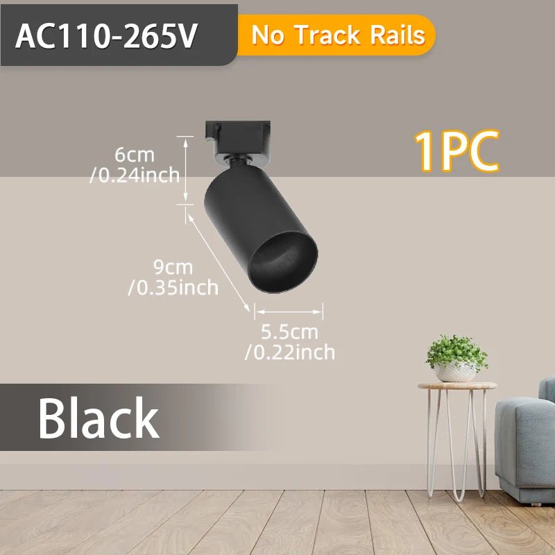 Spot Eclairage LED GU10 sur Rail pour Intérieur, Ambiance Contemporaine - Luminous Place