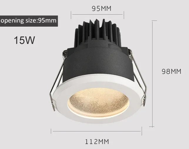 Spot Eclairage LED IP65 étanche anti - buée anti - éblouissement pour cuisine et salle de bain - Luminous Place