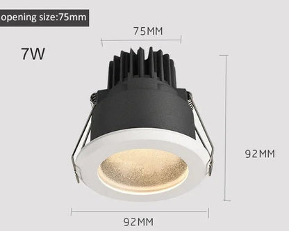 Spot Eclairage LED IP65 étanche anti - buée anti - éblouissement pour cuisine et salle de bain - Luminous Place