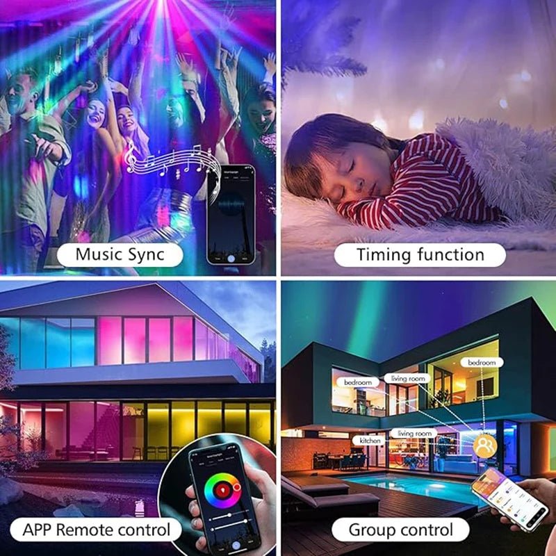 Spot Eclairage LED RGB 16M couleurs en aluminium avec Alexa et Google Home - Luminous Place