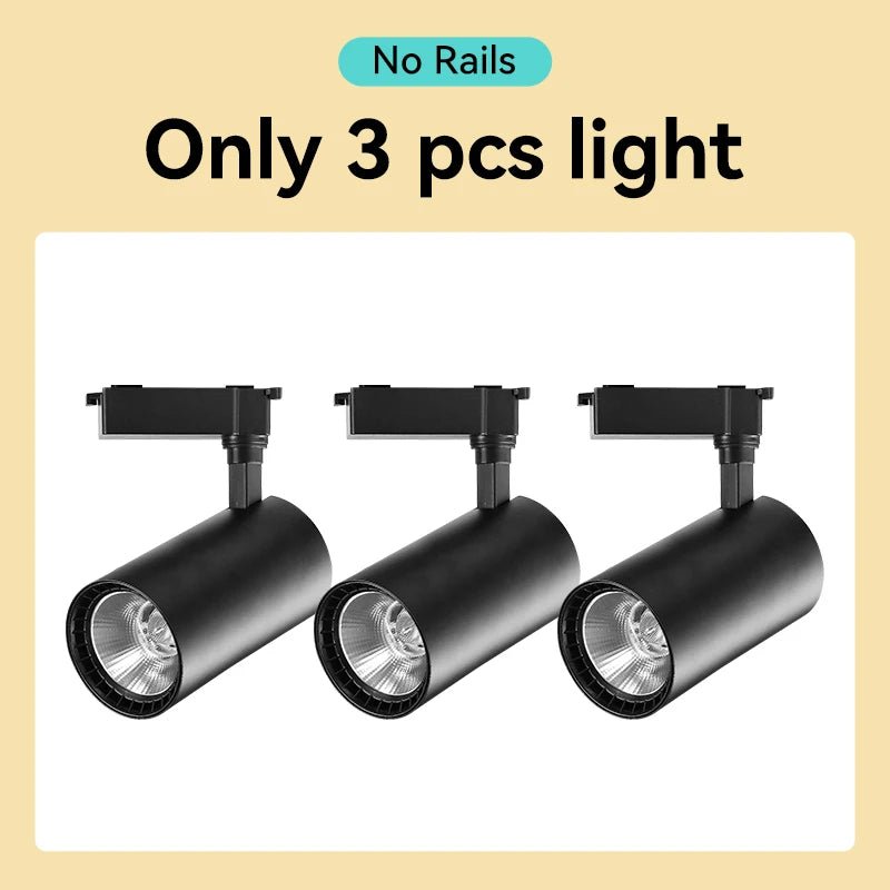 Spot Eclairage LED sur Rail COB 220V, Ambiance Chaleureuse, Design Moderne - Luminous Place