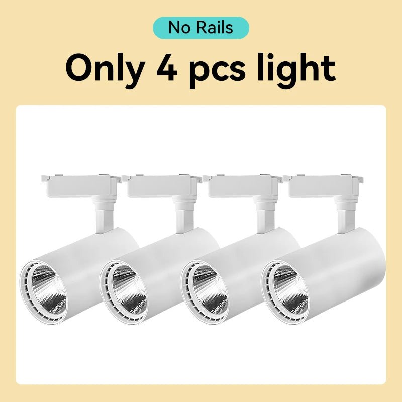 Spot Eclairage LED sur Rail COB 220V, Ambiance Chaleureuse, Design Moderne - Luminous Place