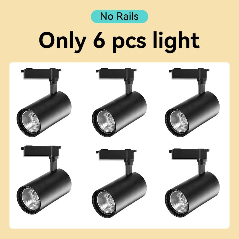 Spot Eclairage LED sur Rail COB 220V, Ambiance Chaleureuse, Design Moderne - Luminous Place