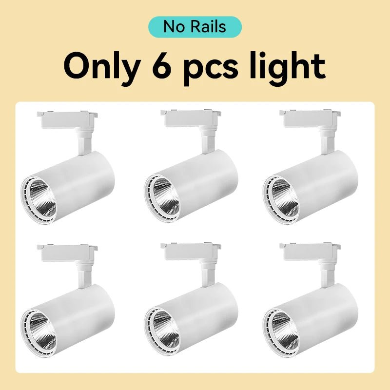 Spot Eclairage LED sur Rail COB 220V, Ambiance Chaleureuse, Design Moderne - Luminous Place