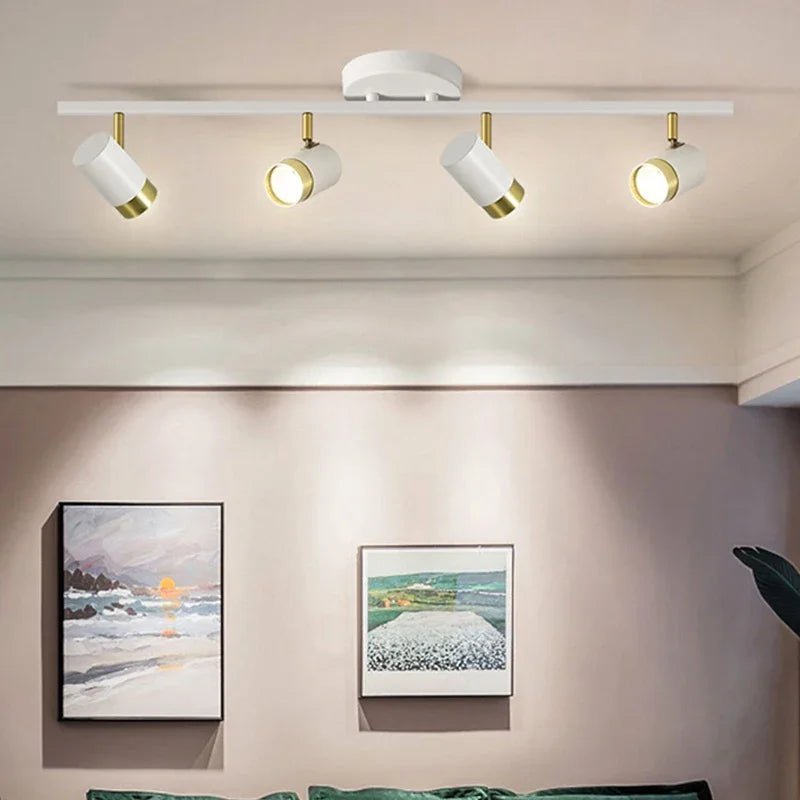 Spot Eclairage Lustre sur Rail LED Nordique en Aluminium, Lumière Chaude et Froide - Luminous Place