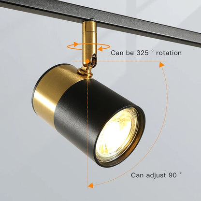 Spot Eclairage Lustre sur Rail LED Nordique en Aluminium, Lumière Chaude et Froide - Luminous Place