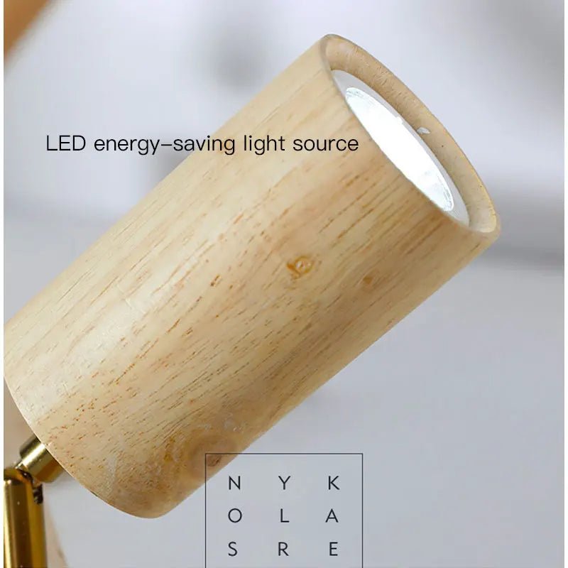 Spot Eclairage Plafonnier LED Bois Moderne, Lumière Chaude Ambiance Cosy - Luminous Place