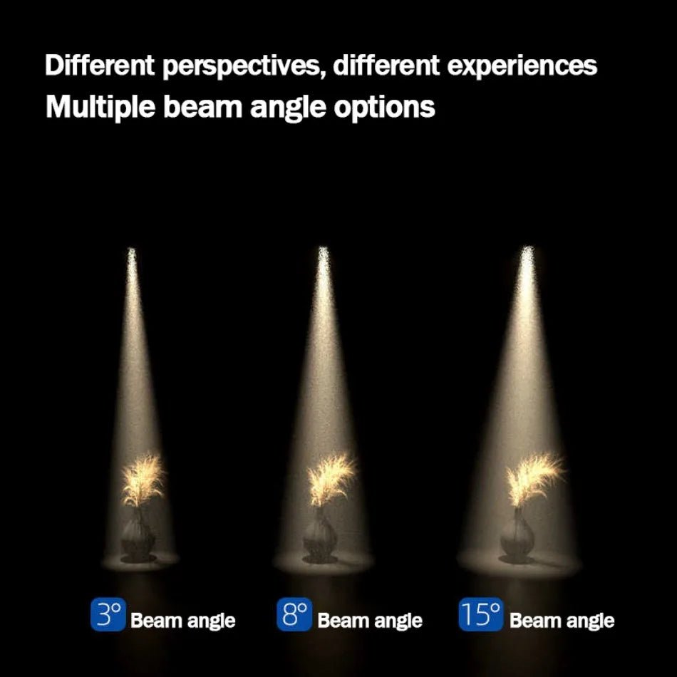 Spot Eclairage Plafonnier LED Encastré COB Aluminium Angle Étroit 3° - 15° - Luminous Place