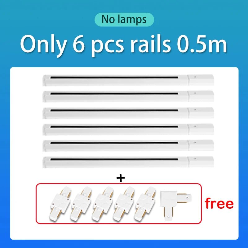 Spot Eclairage Rail Lumineux 220V/110V avec Spots LED COB Design Moderne - Luminous Place