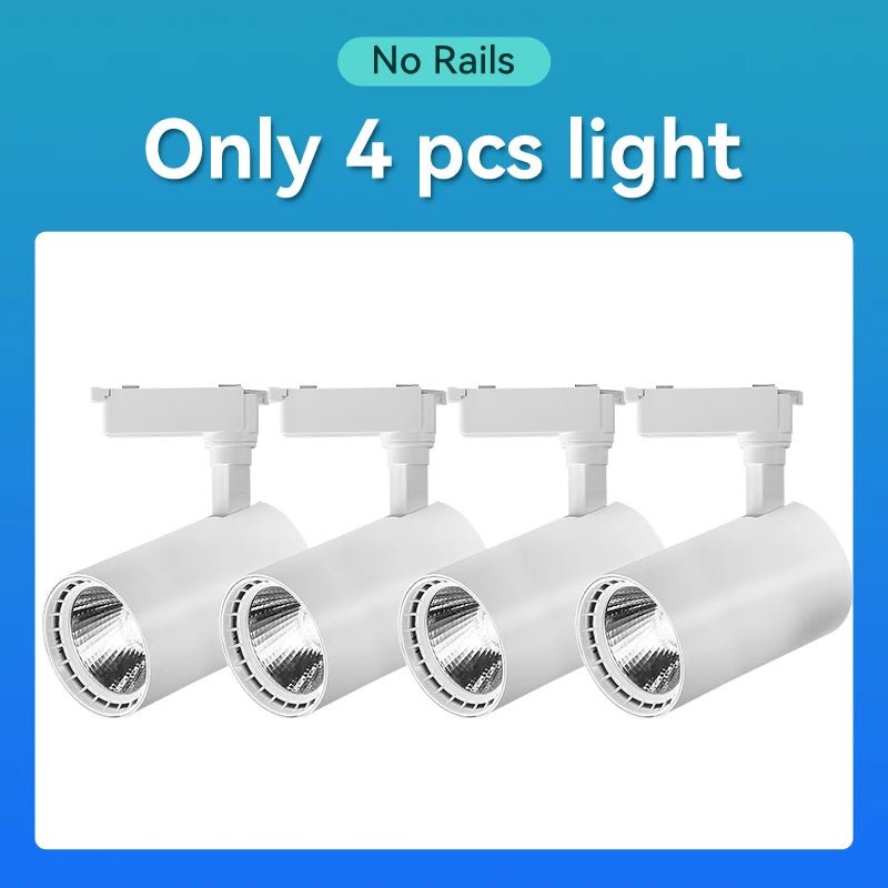 Spot Eclairage Rail Lumineux 220V/110V avec Spots LED COB Design Moderne - Luminous Place