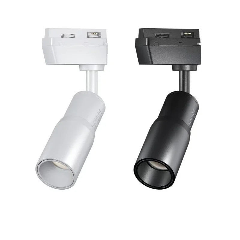 Spot Eclairage sur Rail Zoom Ajustable 10° - 60° pour Ambiance Bar et Restaurant - Luminous Place