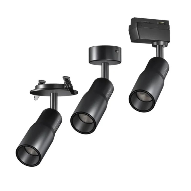 Spot Eclairage sur Rail Zoom Ajustable 10° - 60° pour Ambiance Bar et Restaurant - Luminous Place